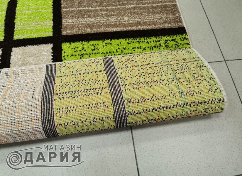 Тъкан килим MAGNOLIA 704 d.beige/green